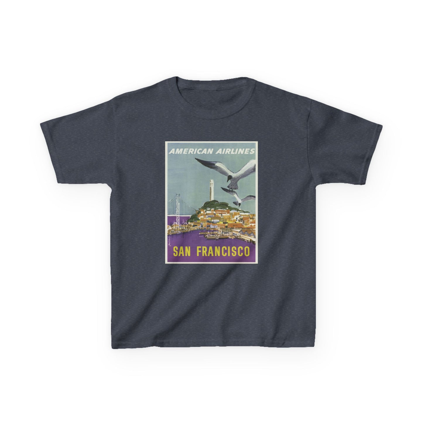 Vintage San Francisco Kids Tee - American Airlines Design