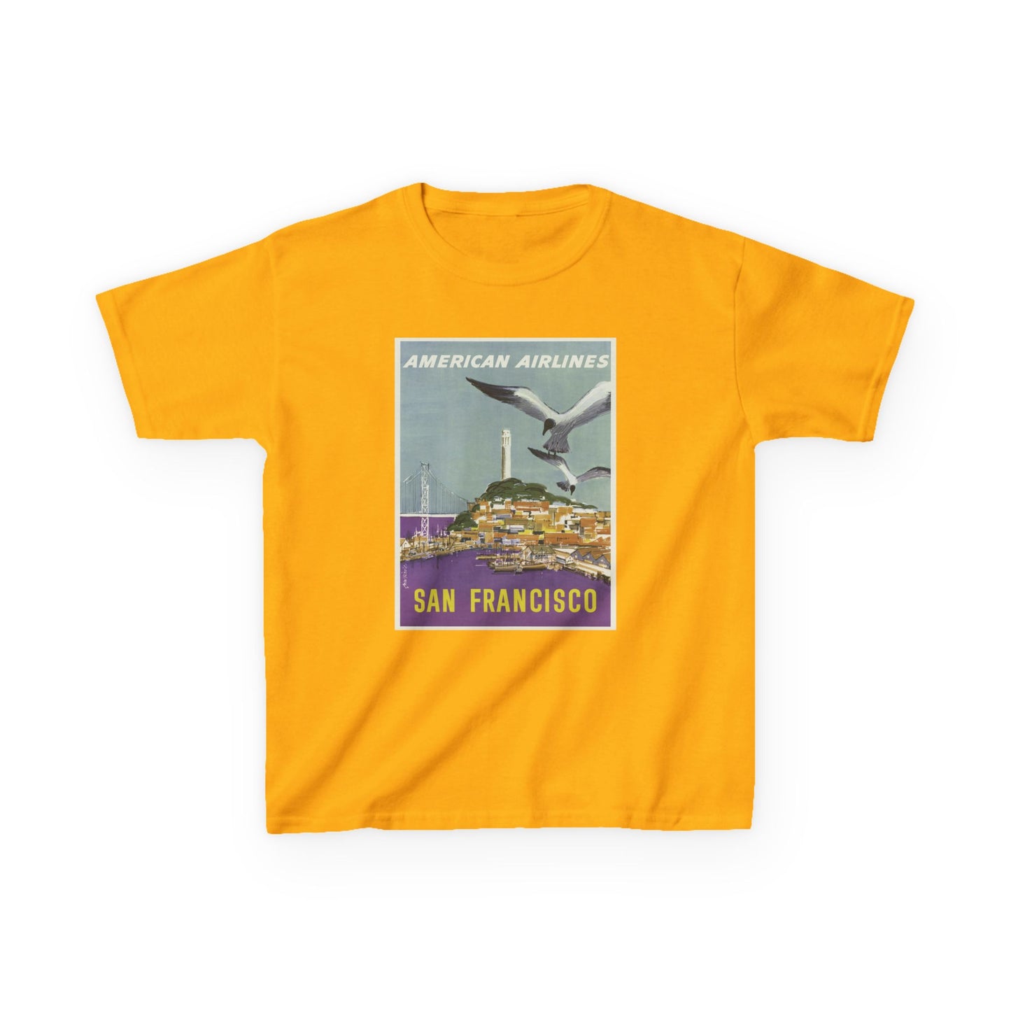 Vintage San Francisco Kids Tee - American Airlines Design