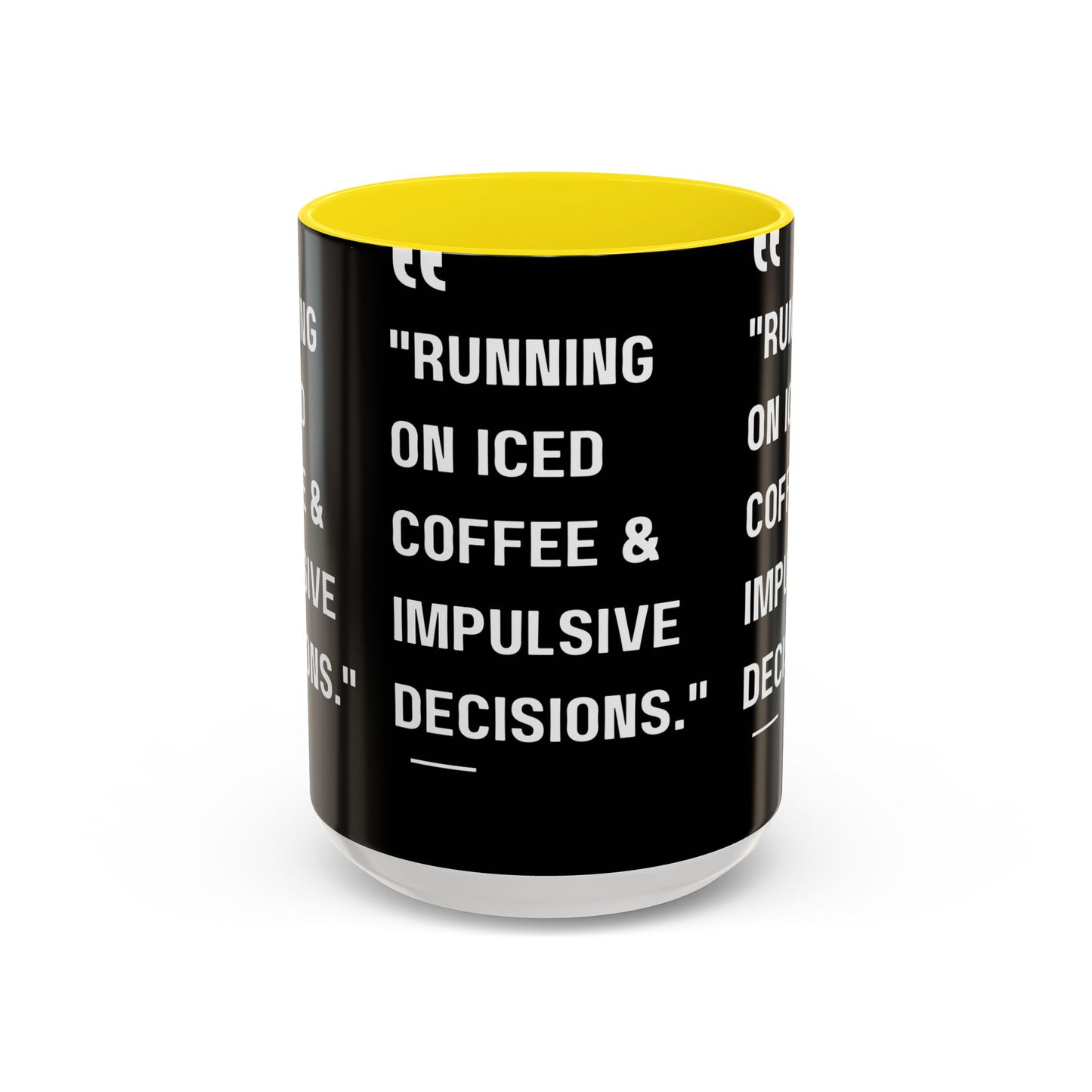 Iced Coffee & Chaos Mug Funny Coffee Mug