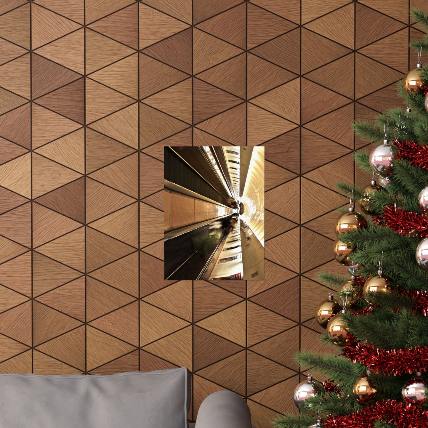 Urban Journey Matte Vertical Poster - Modern Abstract Wall Art