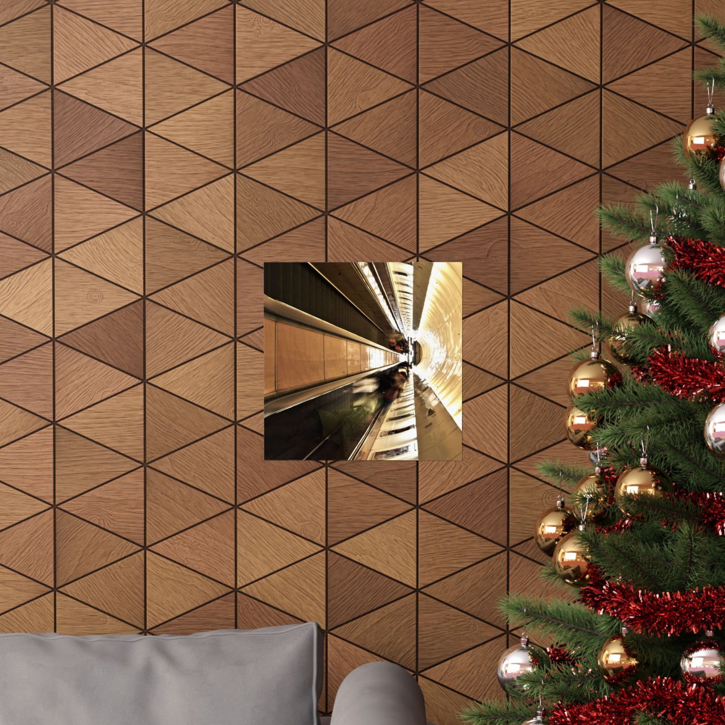 Urban Journey Matte Vertical Poster - Modern Abstract Wall Art