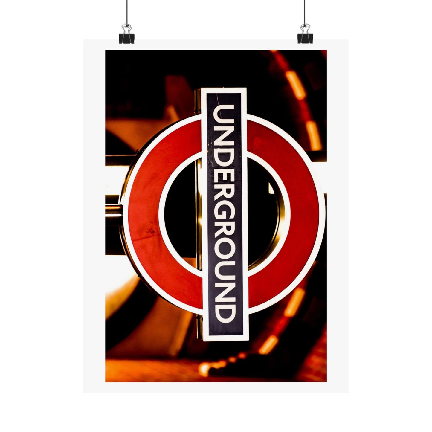 Urban Underground Art Print - Matte Vertical Poster