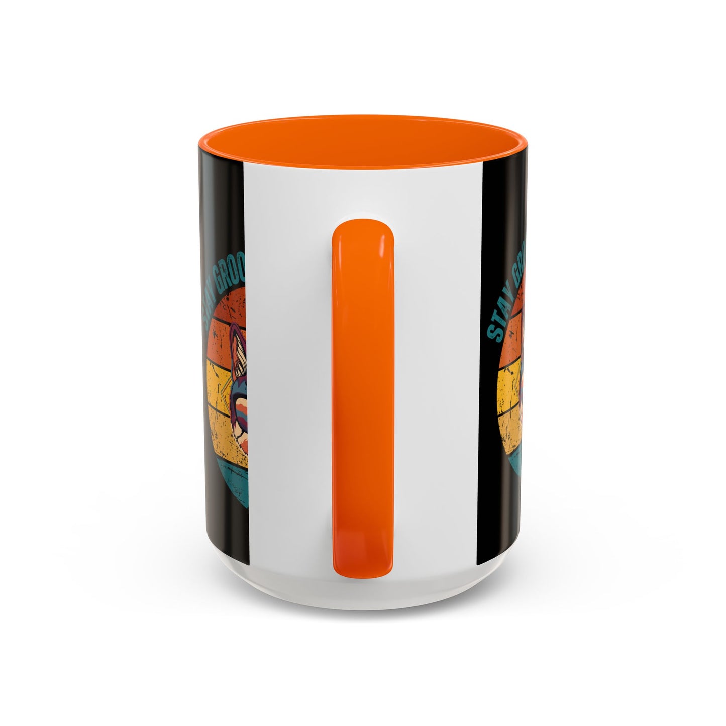 Stay Groovy Cat Coffee Mug