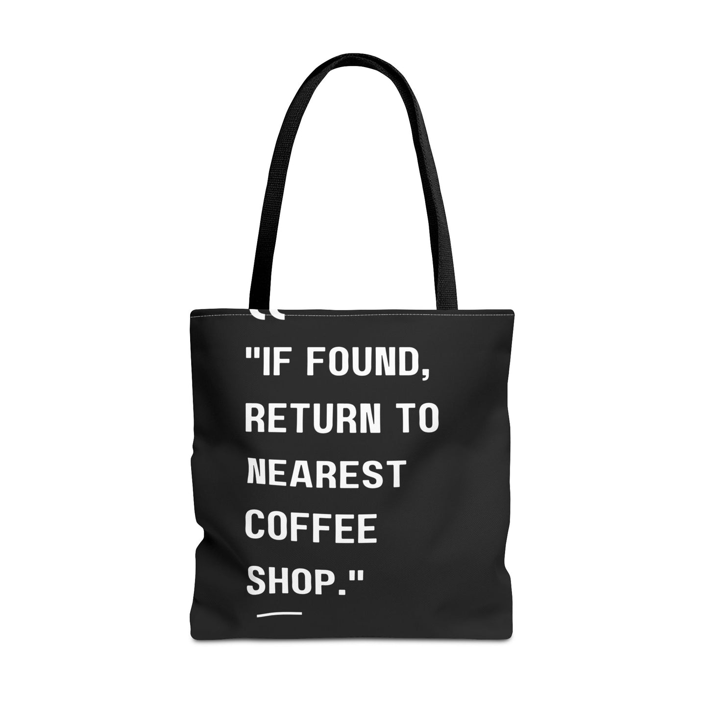 Running on Iced Coffee Tote Bag