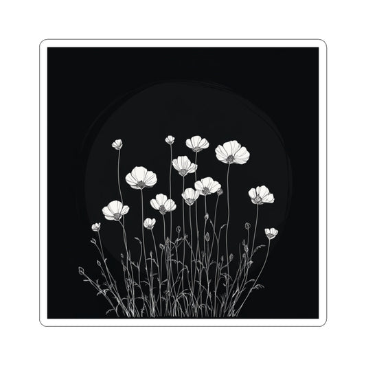 Floral Decor Kiss-Cut Stickers - Botanical Design