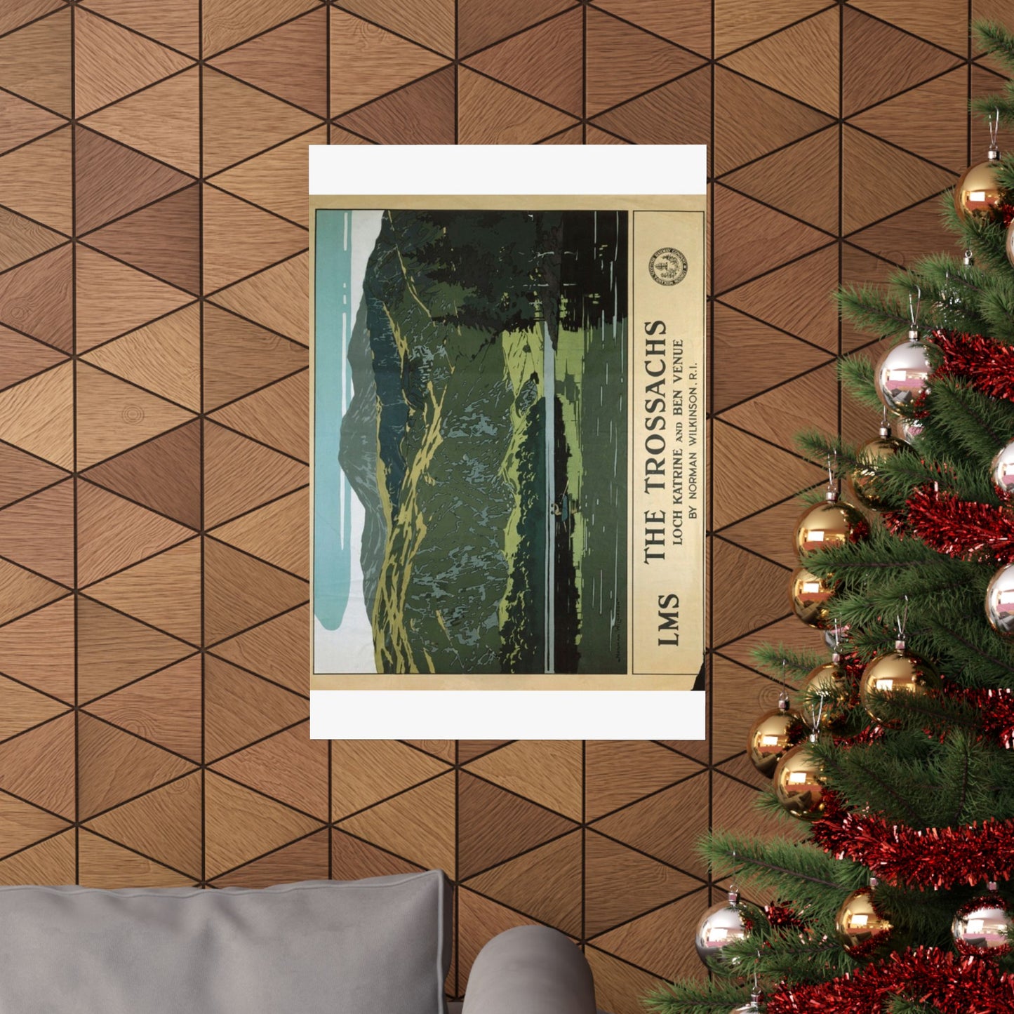 Scenic Matte Vertical Posters - The Trossachs Art Print
