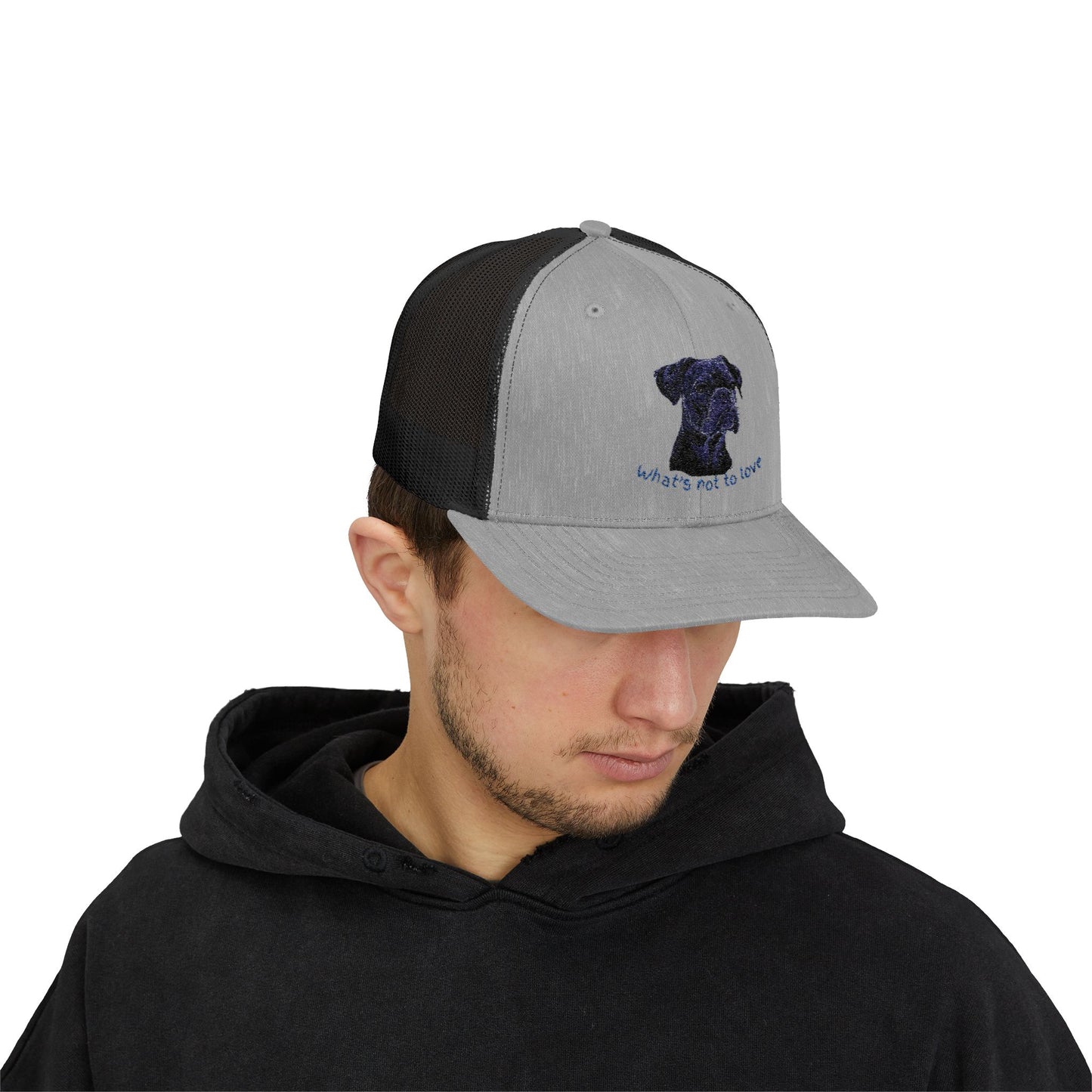 What’s Not to Love Dog Snapback Trucker Cap - Perfect Gift for Pet Lovers