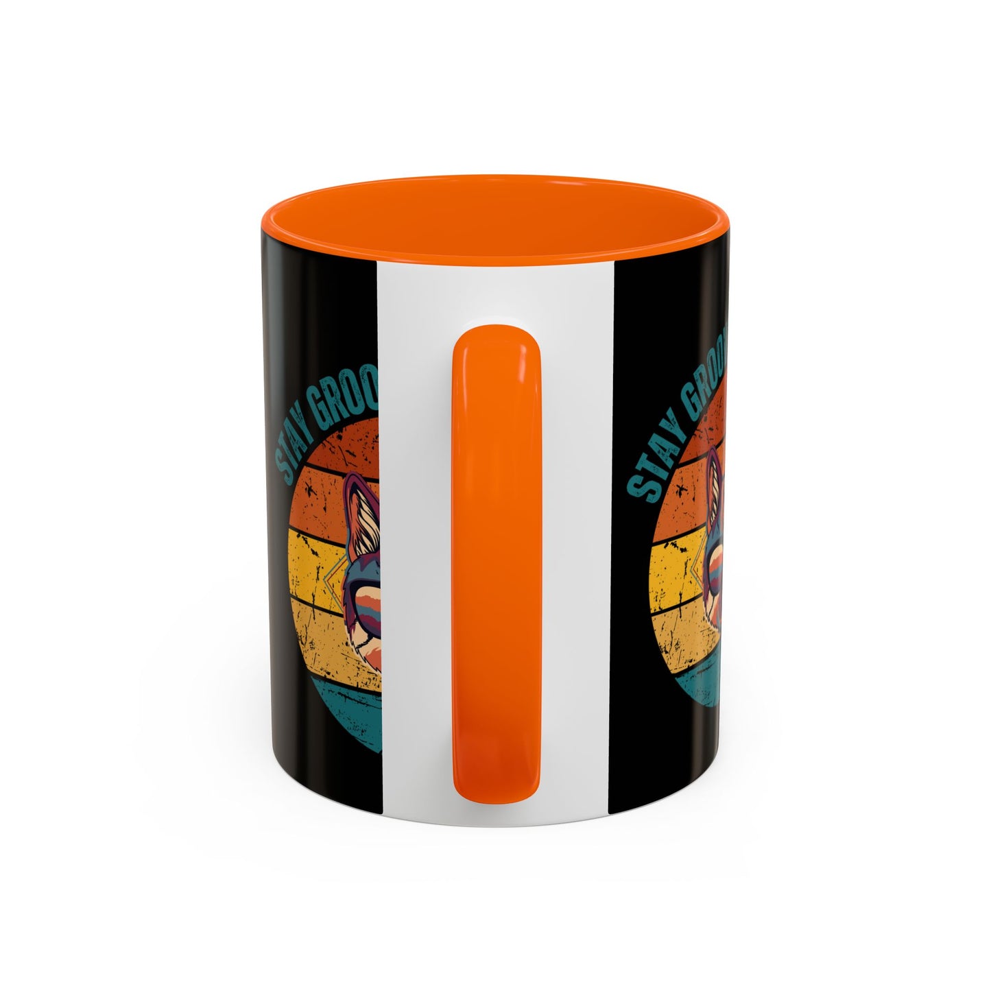 Stay Groovy Cat Coffee Mug