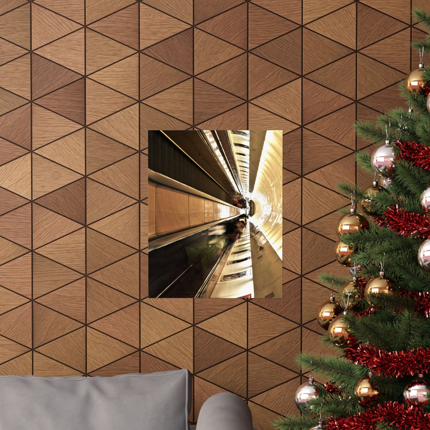 Urban Journey Matte Vertical Poster - Modern Abstract Wall Art