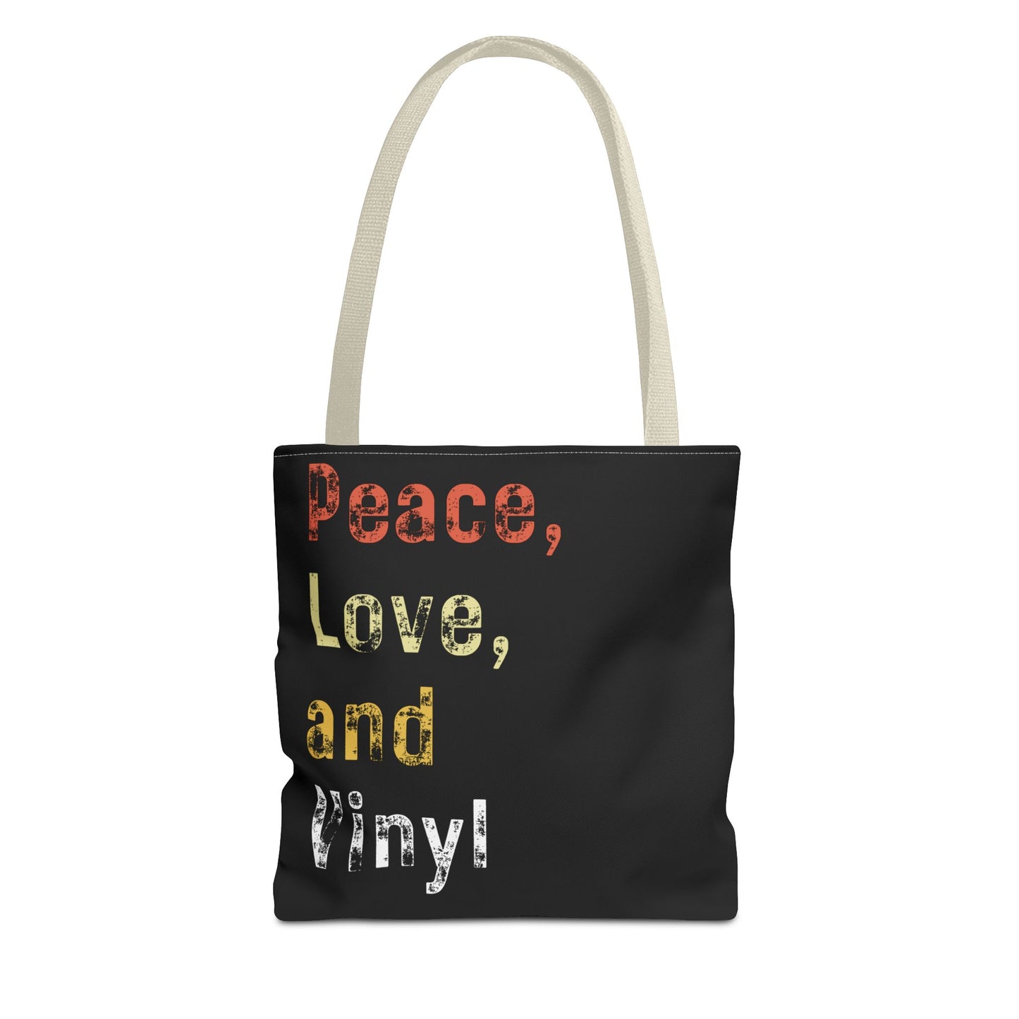 Peace, Love & Vinyl Tote Tote Bag