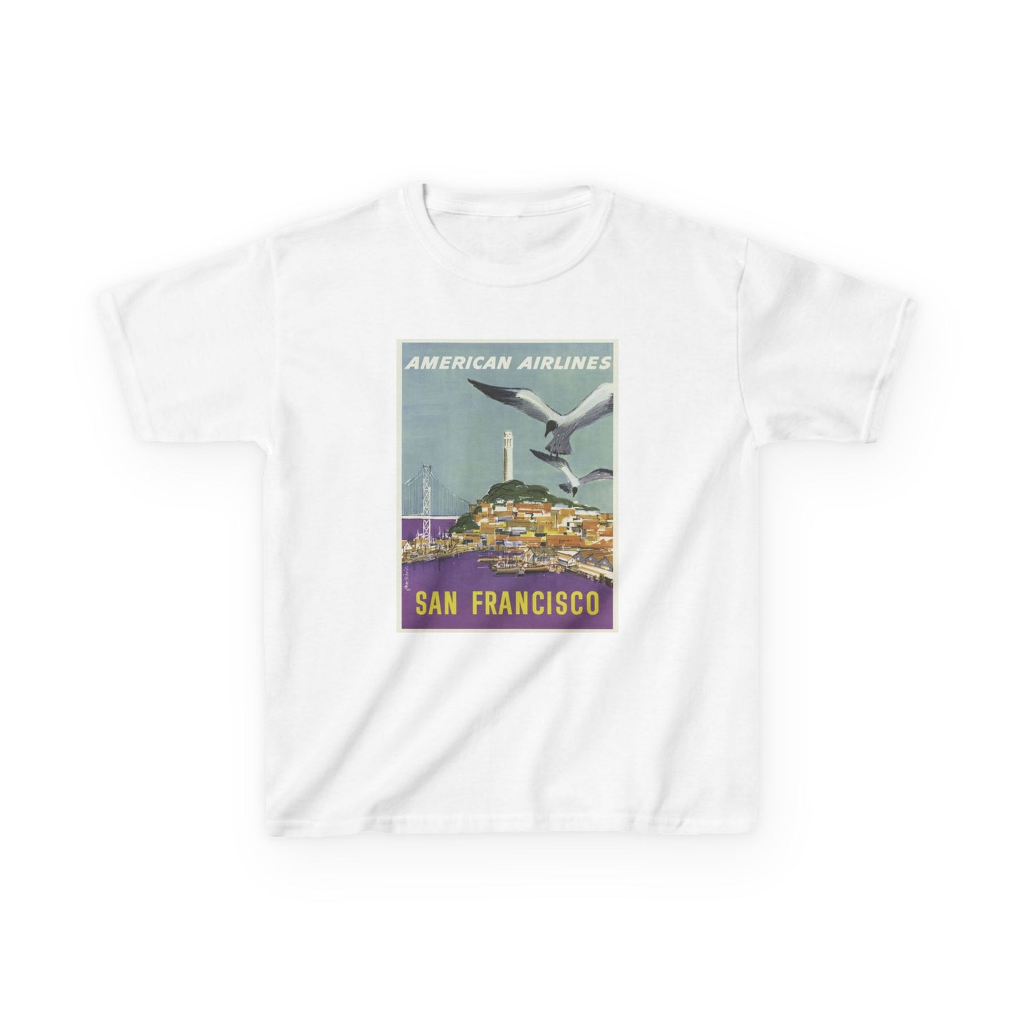 Vintage San Francisco Kids Tee - American Airlines Design