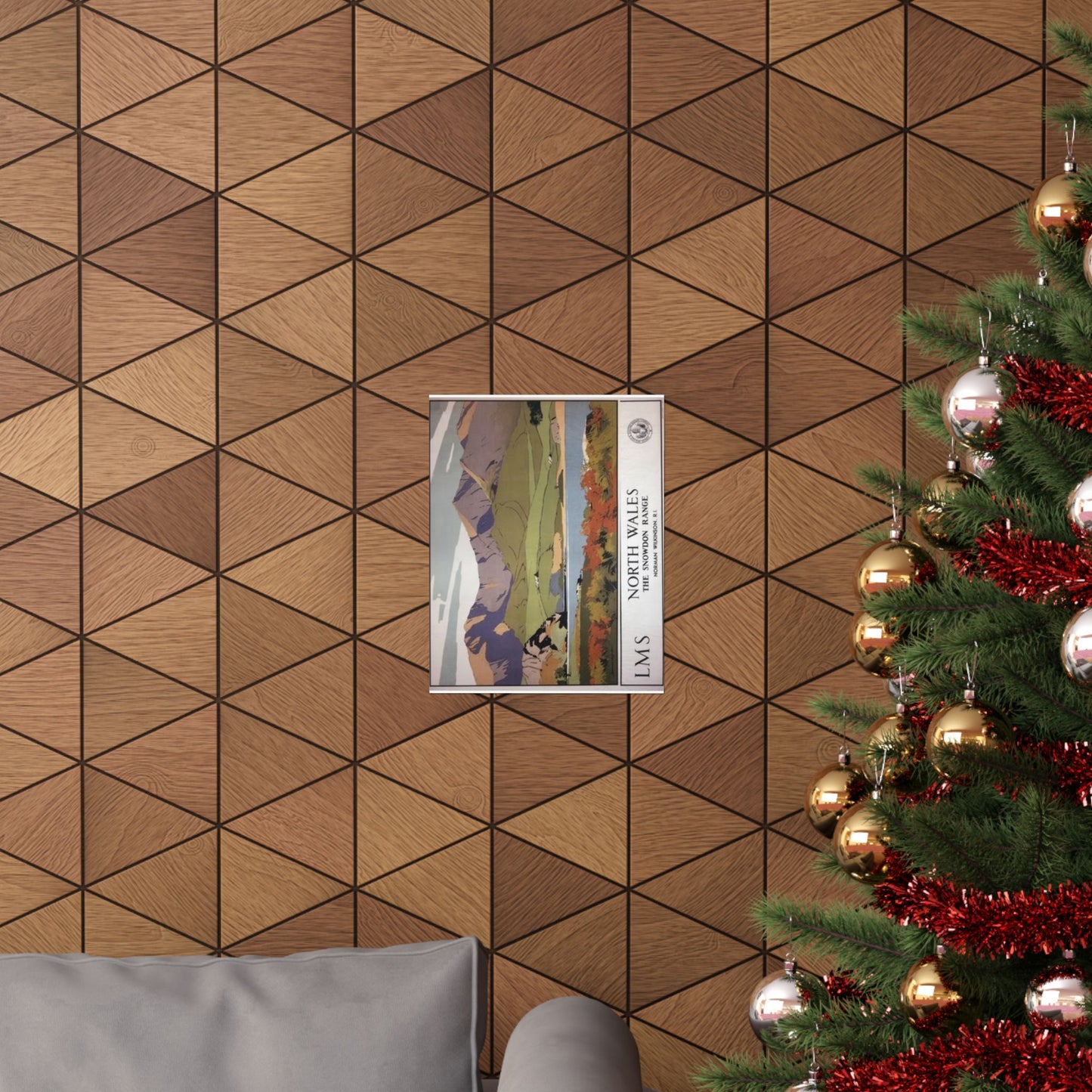 North Wales Snowdon Range Matte Vertical Poster - Scenic Wall Art for Nature Lovers