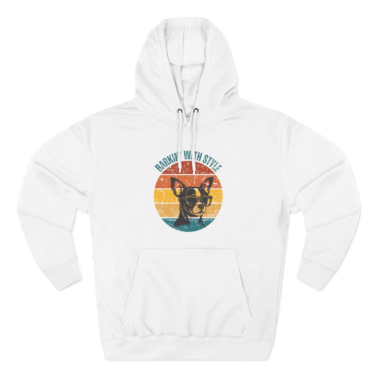 Barking with Style Fleece Hoodie - Cozy Dog Lover Sweatshirt