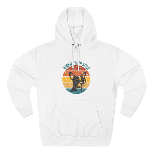 Barking with Style Fleece Hoodie - Cozy Dog Lover Sweatshirt