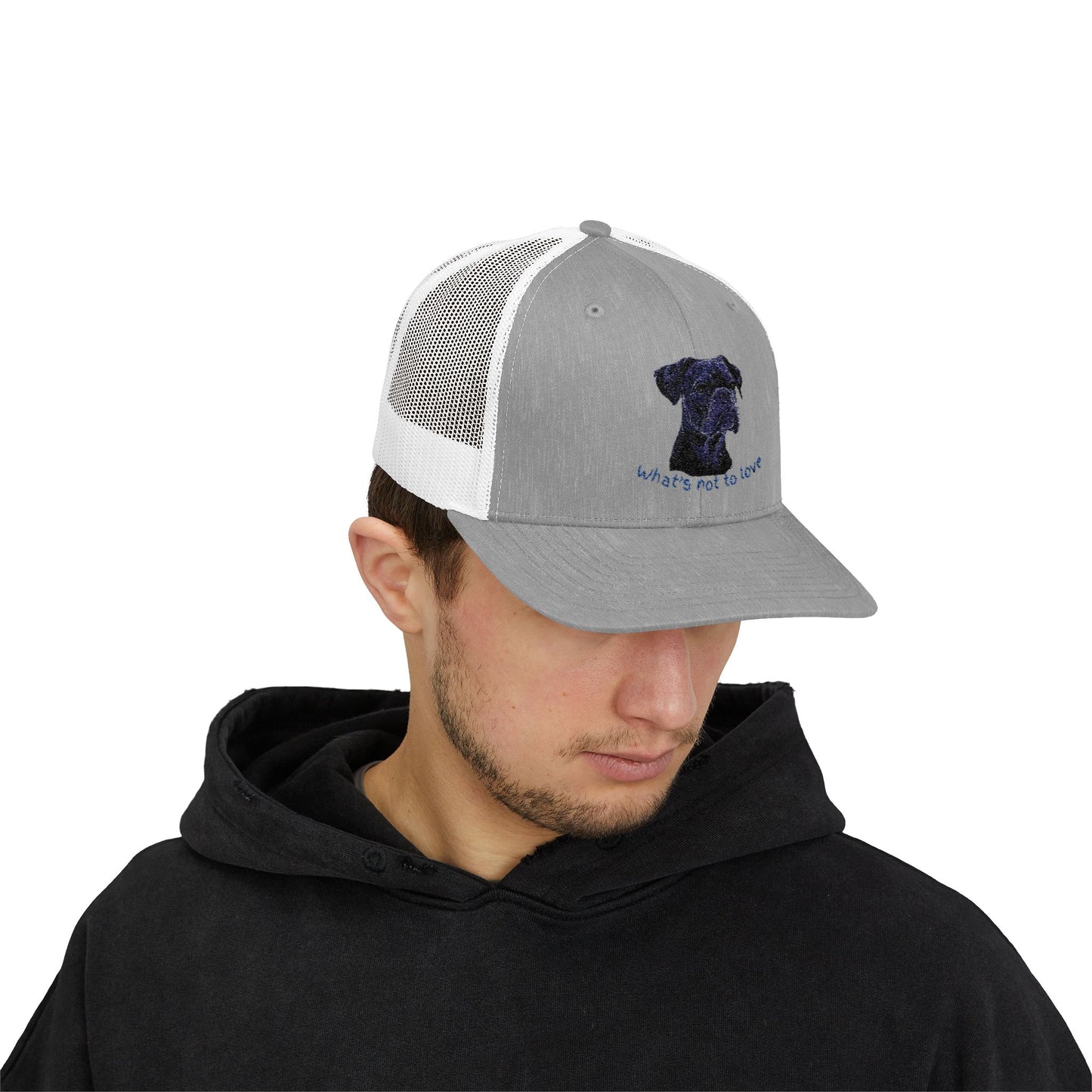 What’s Not to Love Dog Snapback Trucker Cap - Perfect Gift for Pet Lovers