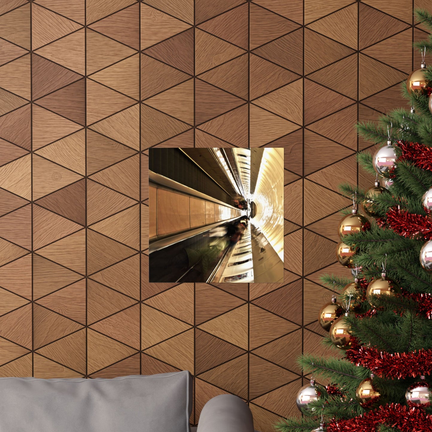 Urban Journey Matte Vertical Poster - Modern Abstract Wall Art