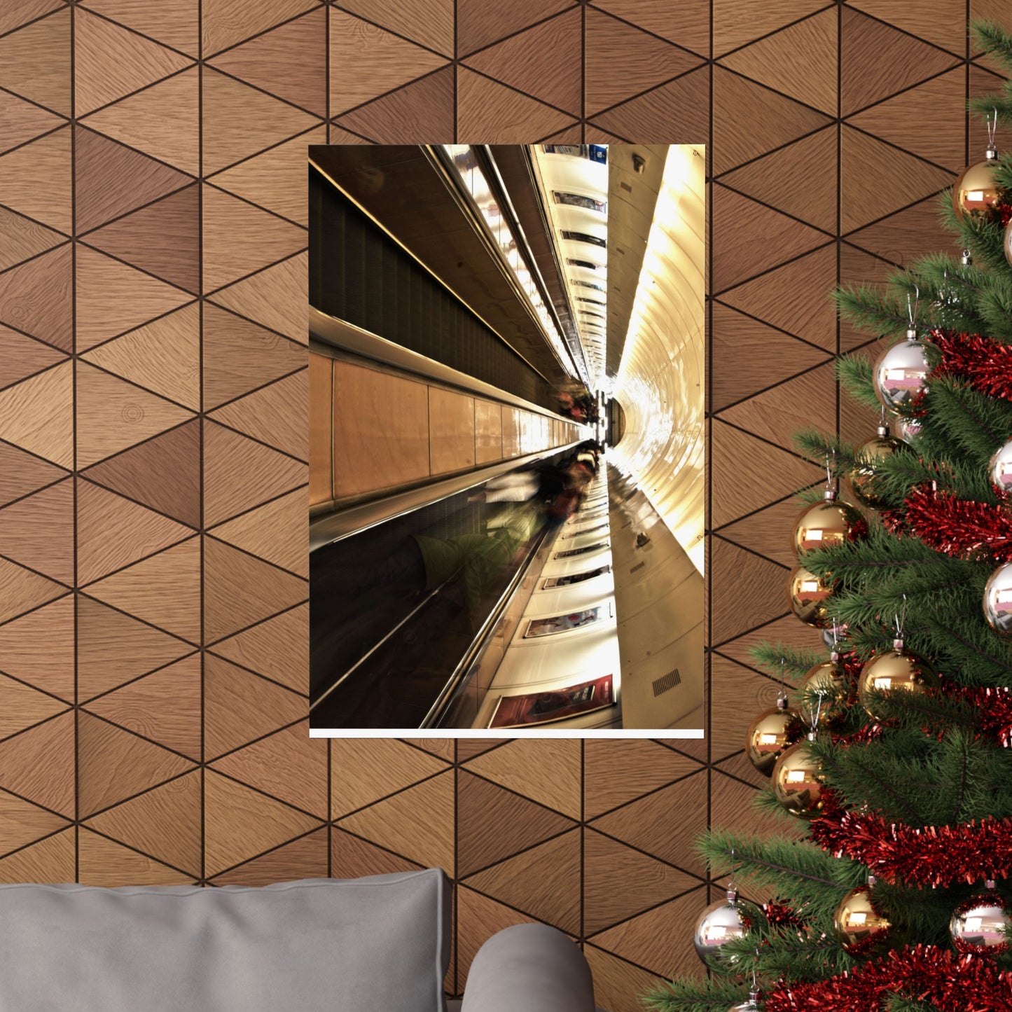 Urban Journey Matte Vertical Poster - Modern Abstract Wall Art