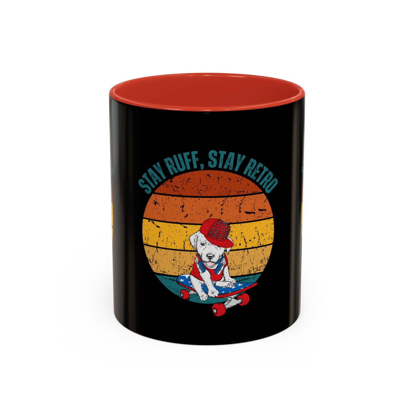Stay Ruff, Stay Retro Coffee Mug