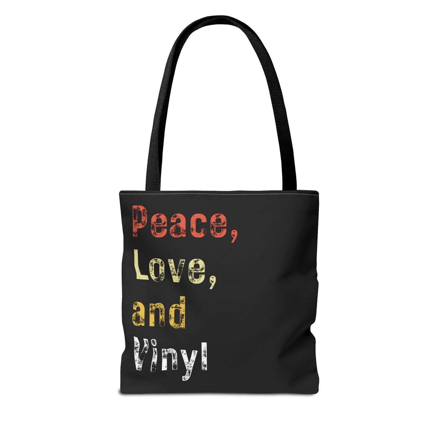 Peace, Love & Vinyl Tote Tote Bag