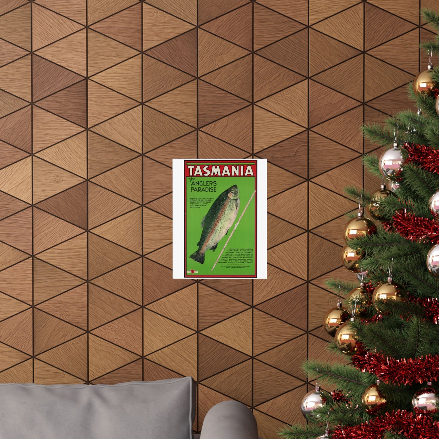 Vintage Fishing Themed Matte Vertical Posters - Anglers' Paradise