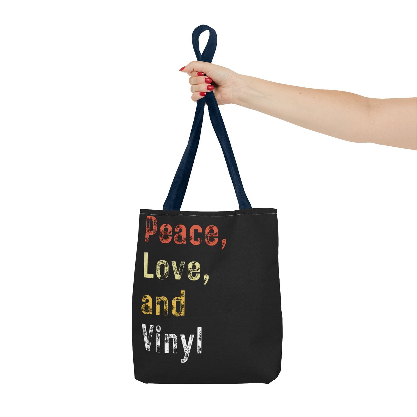 Peace, Love & Vinyl Tote Tote Bag