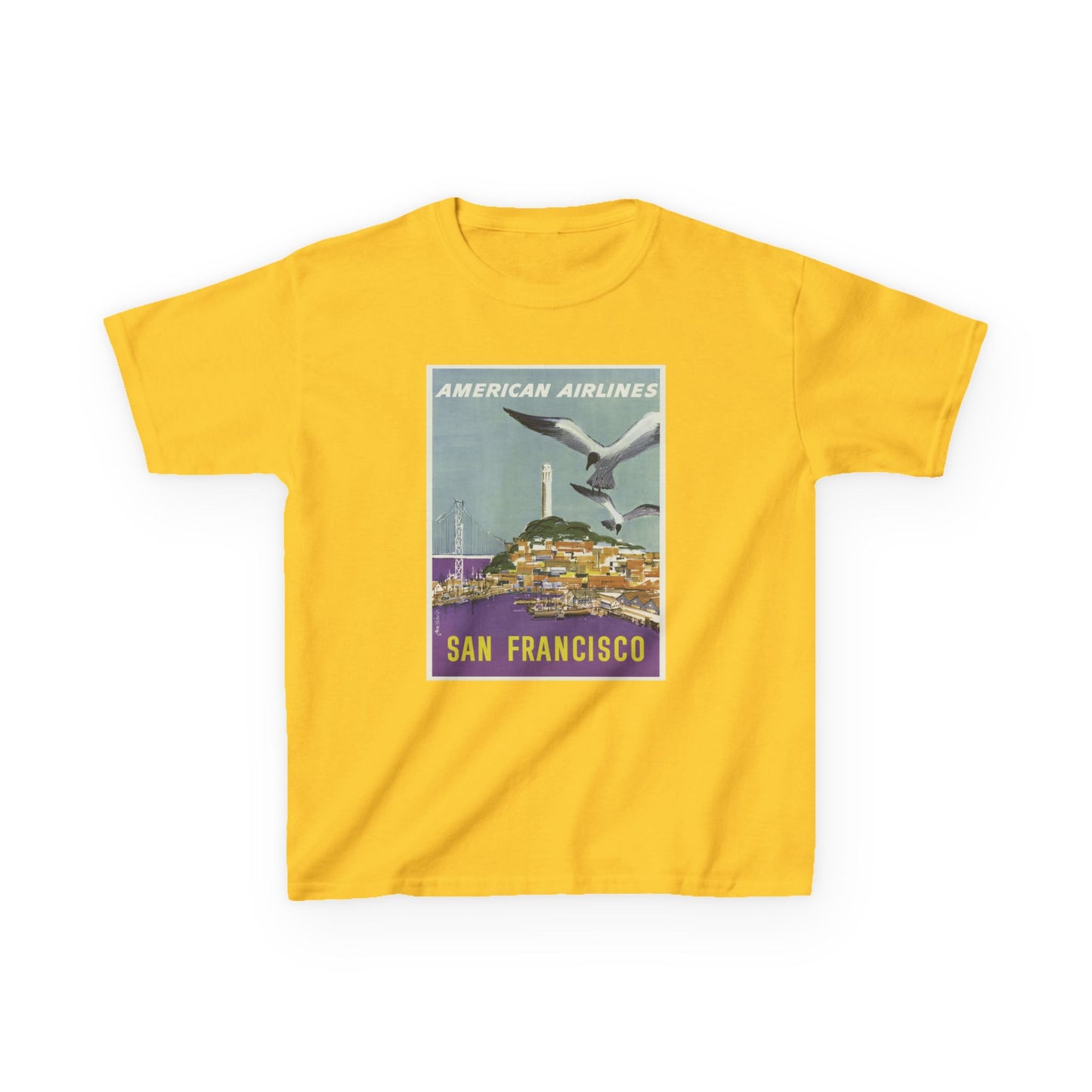 Vintage San Francisco Kids Tee - American Airlines Design