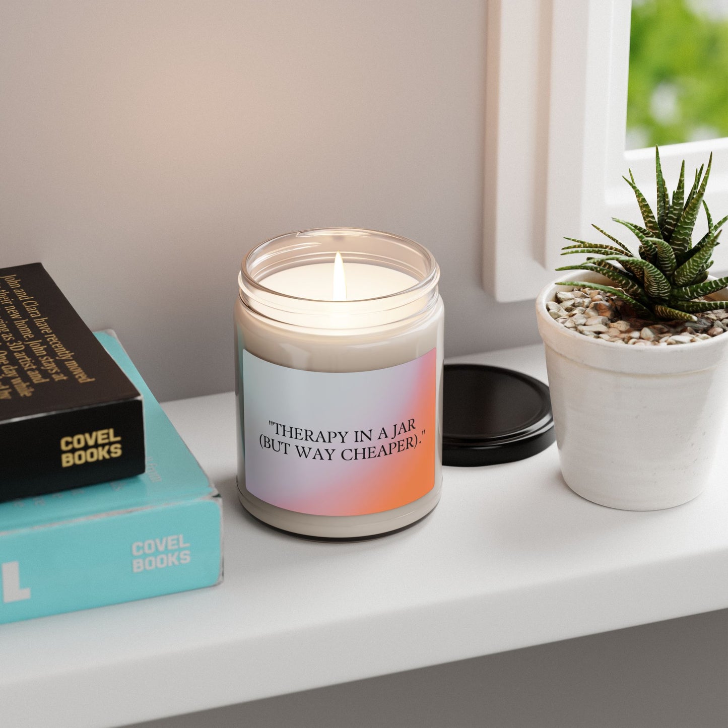 Therapy in a Jar Scented Soy Candle | 9oz Relaxation Candle