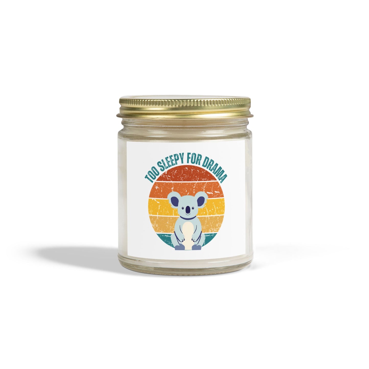 Too Sleepy for Drama Scented Candle – Coconut Apricot Wax (4oz, 9oz)