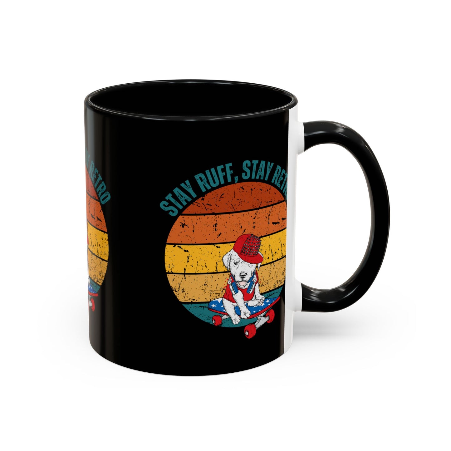 Stay Ruff, Stay Retro Coffee Mug