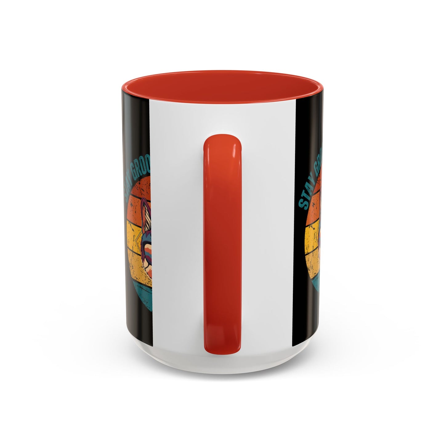 Stay Groovy Cat Coffee Mug