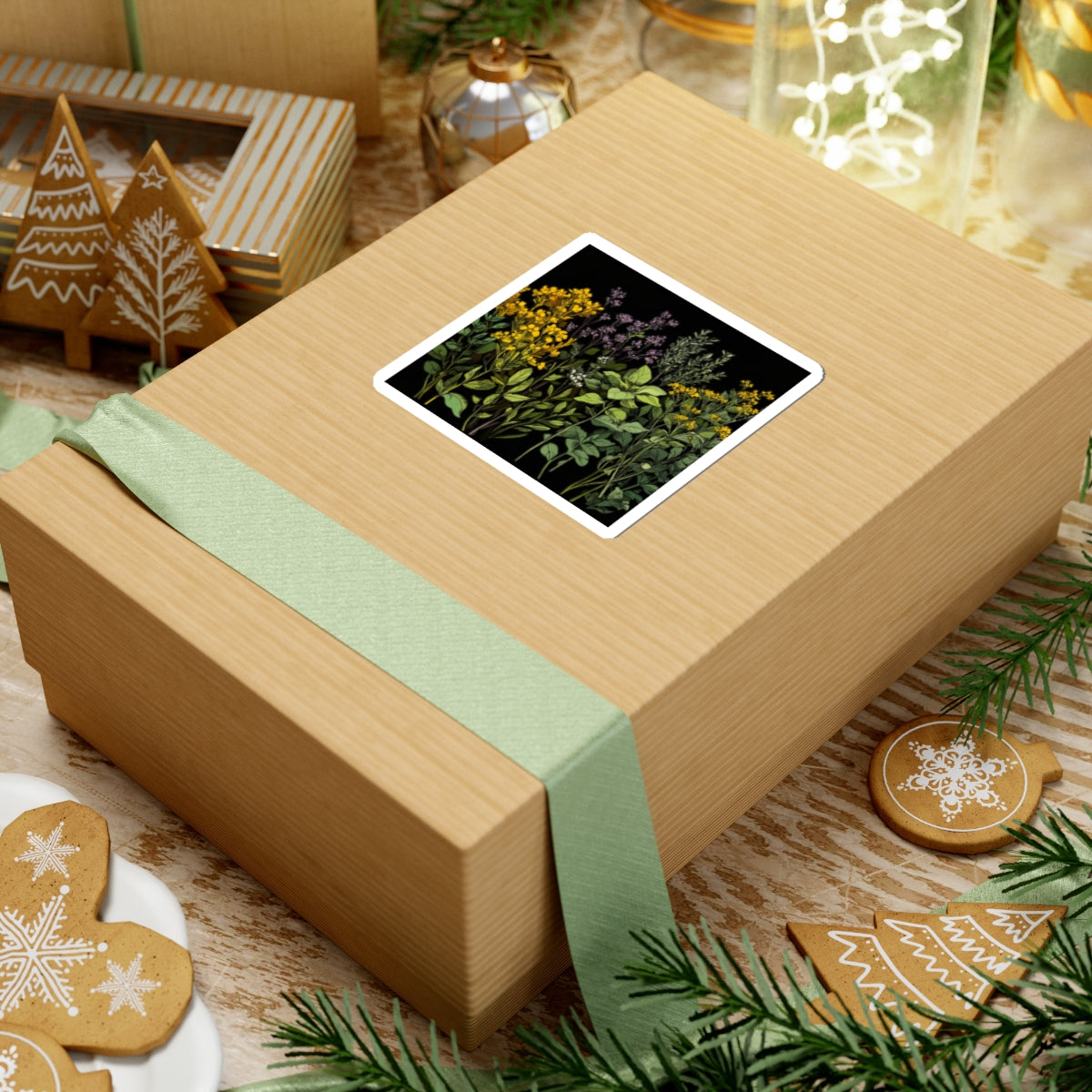 Floral Decor Kiss-Cut Stickers - Floral Stickers – Gold Art