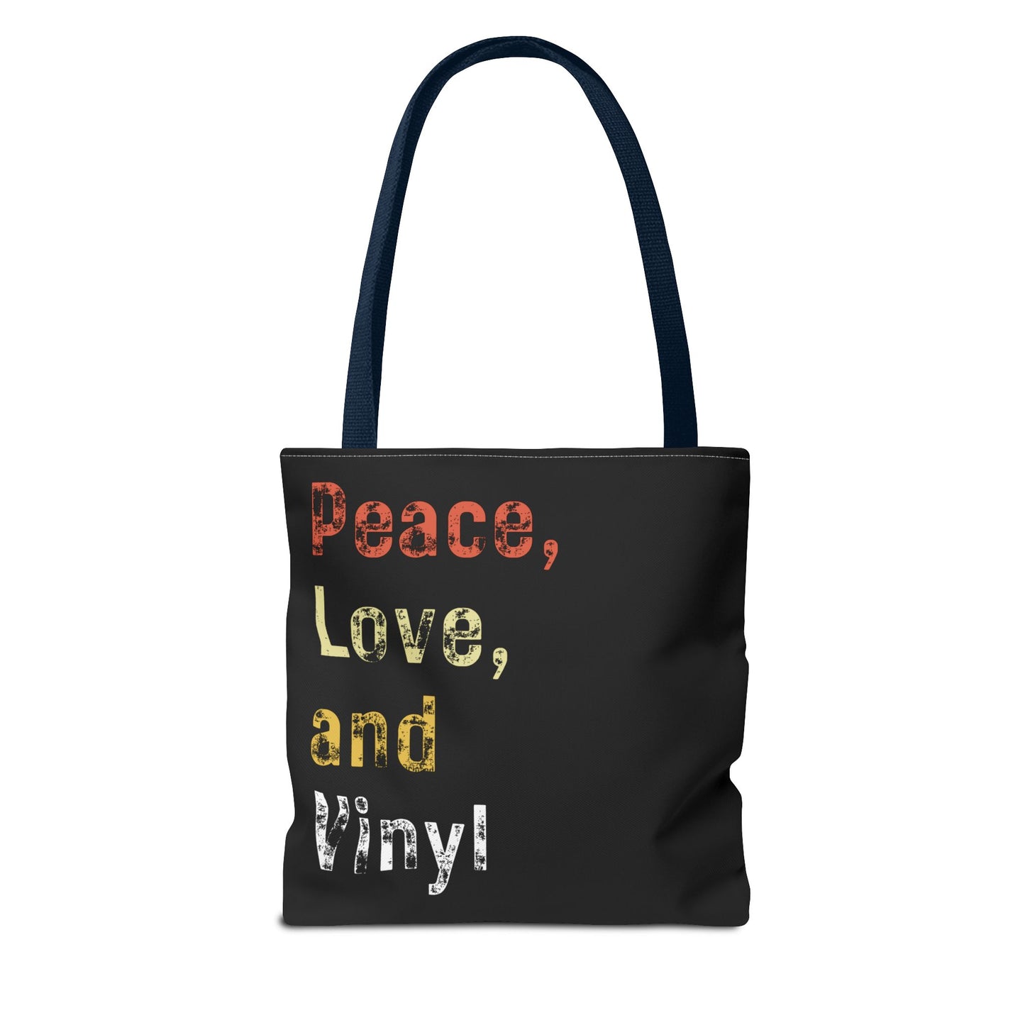 Peace, Love & Vinyl Tote Tote Bag