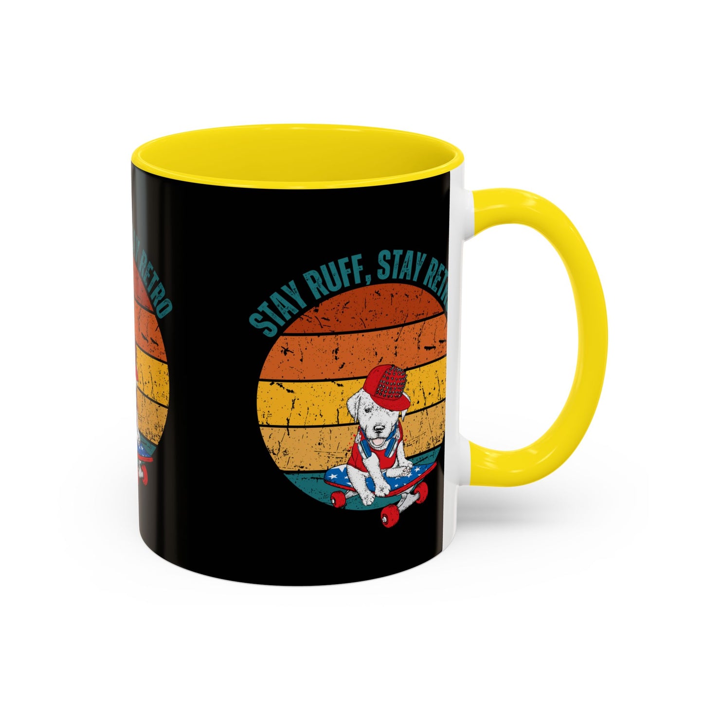 Stay Ruff, Stay Retro Coffee Mug