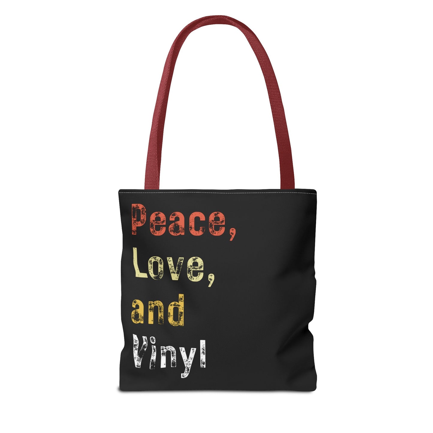 Peace, Love & Vinyl Tote Tote Bag
