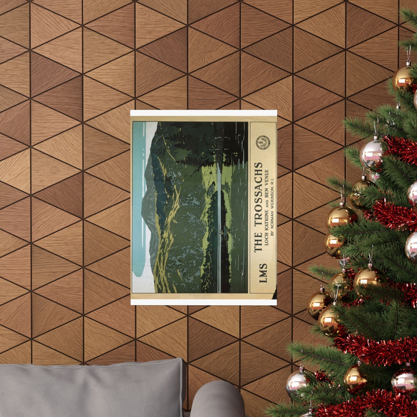 Scenic Matte Vertical Posters - The Trossachs Art Print