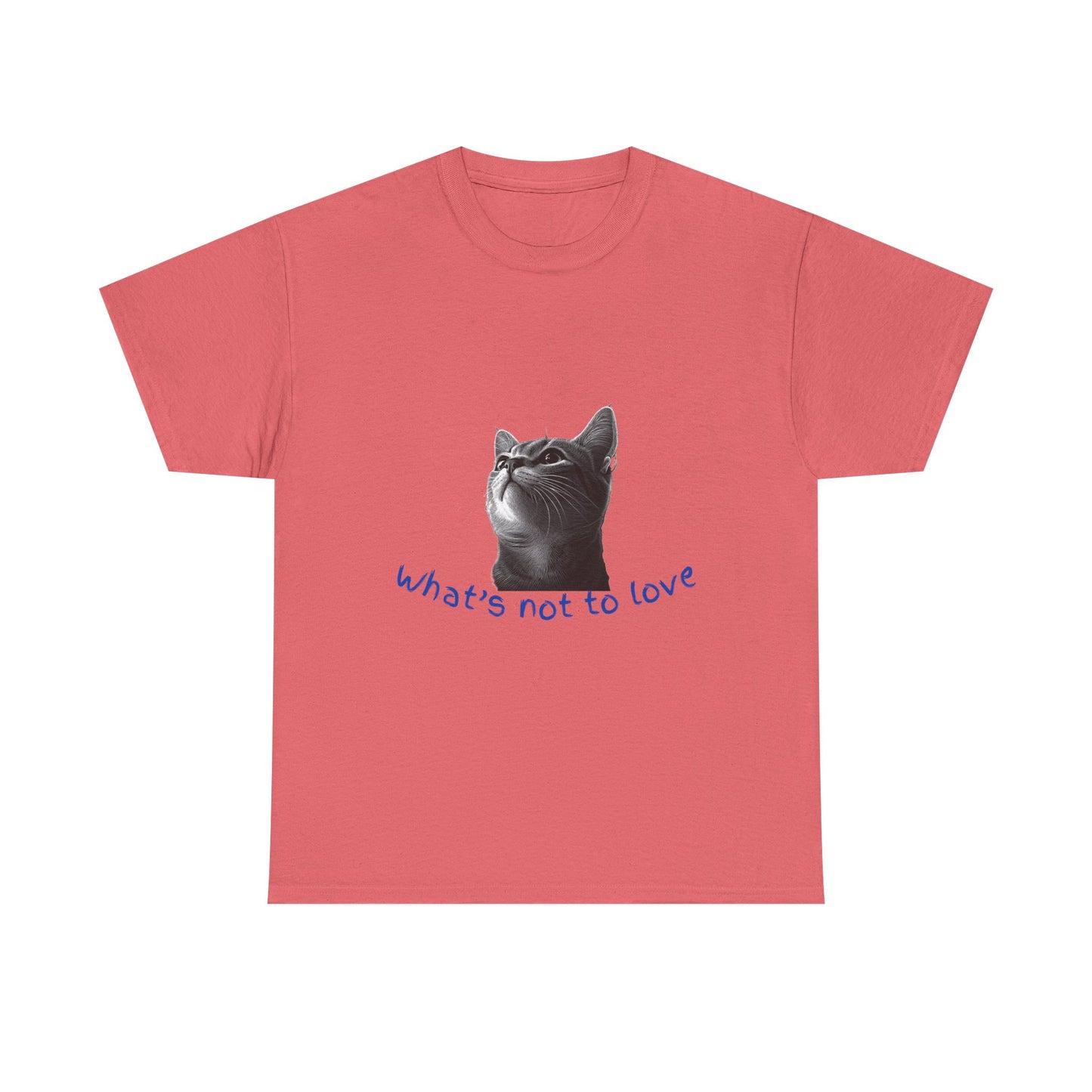 Cat Lover Unisex Heavy Cotton Tee - "What’s Not to Love?"