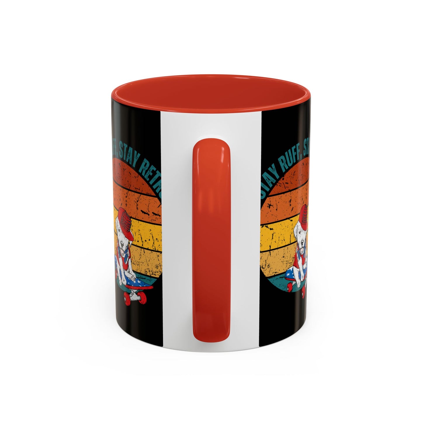Stay Ruff, Stay Retro Coffee Mug