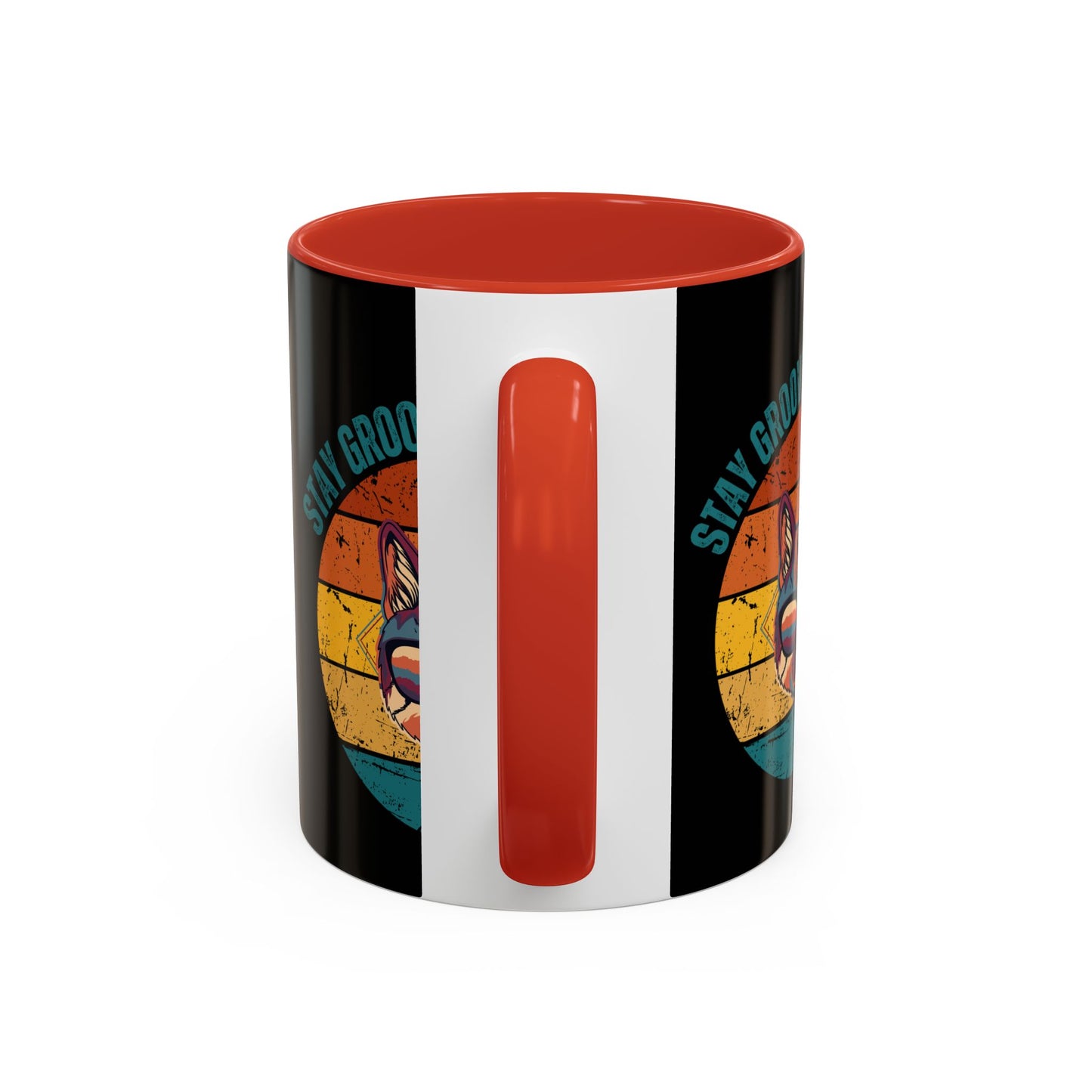 Stay Groovy Cat Coffee Mug