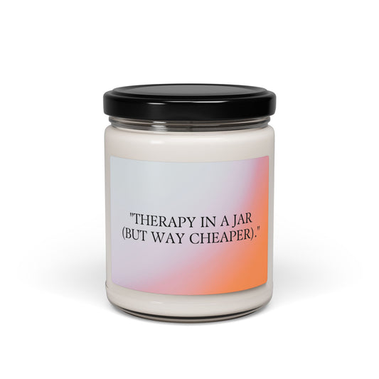 Therapy in a Jar Scented Soy Candle | 9oz Relaxation Candle