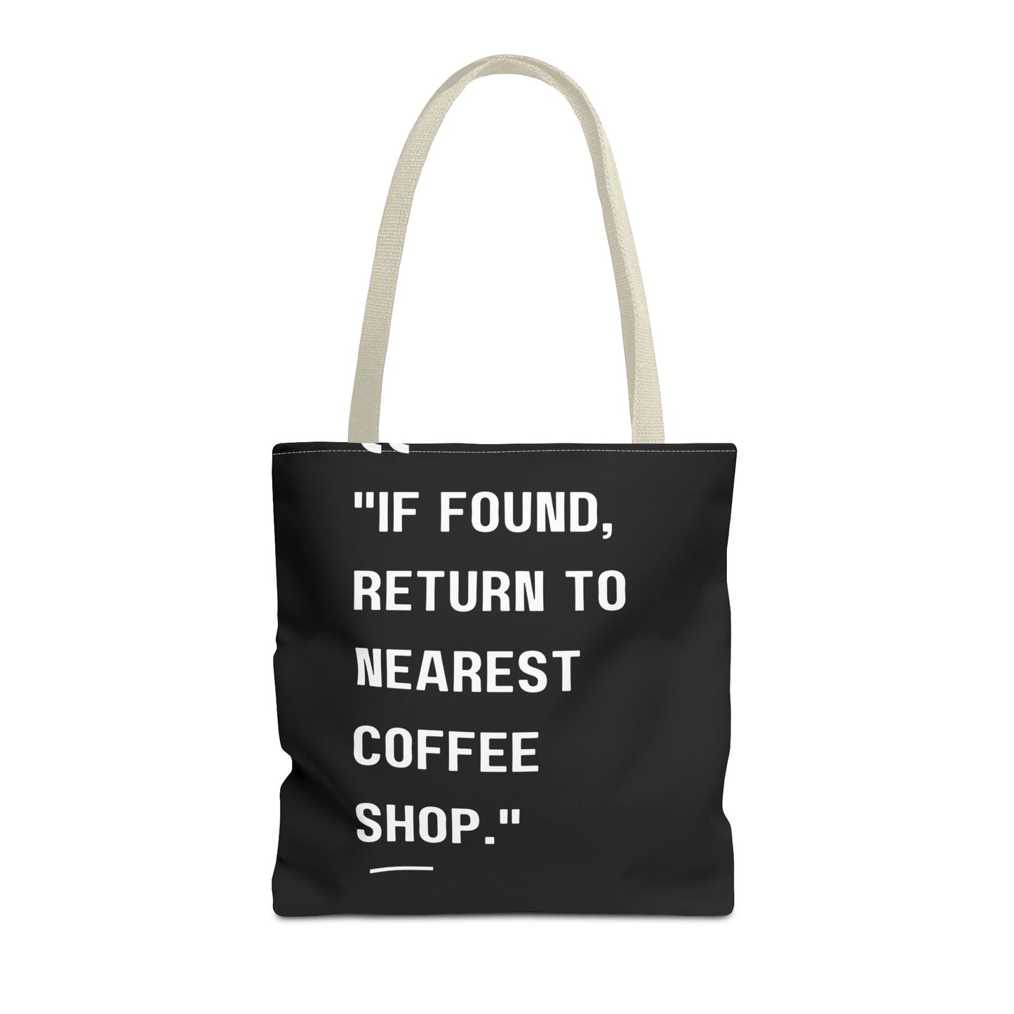 Running on Iced Coffee Tote Bag