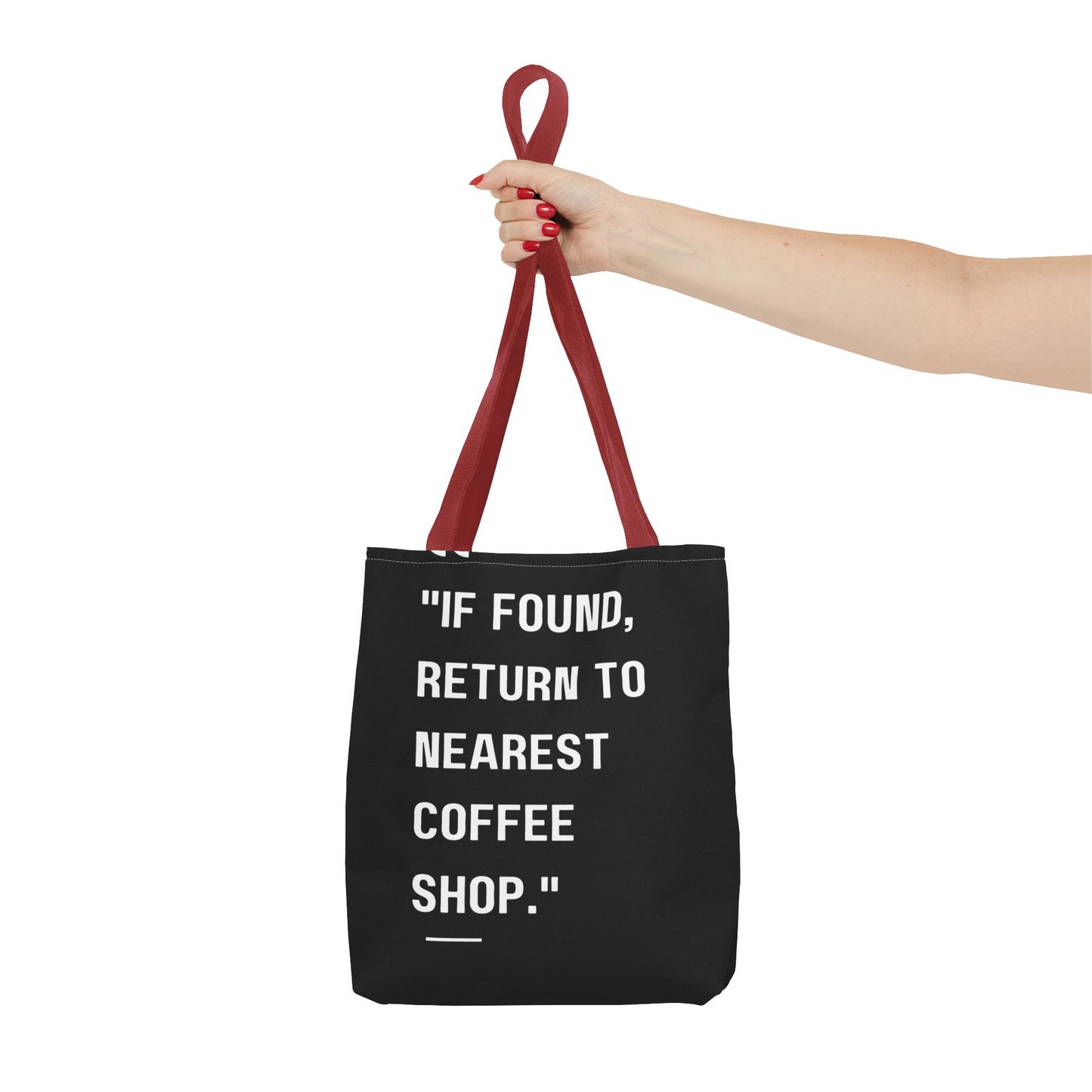 Running on Iced Coffee Tote Bag