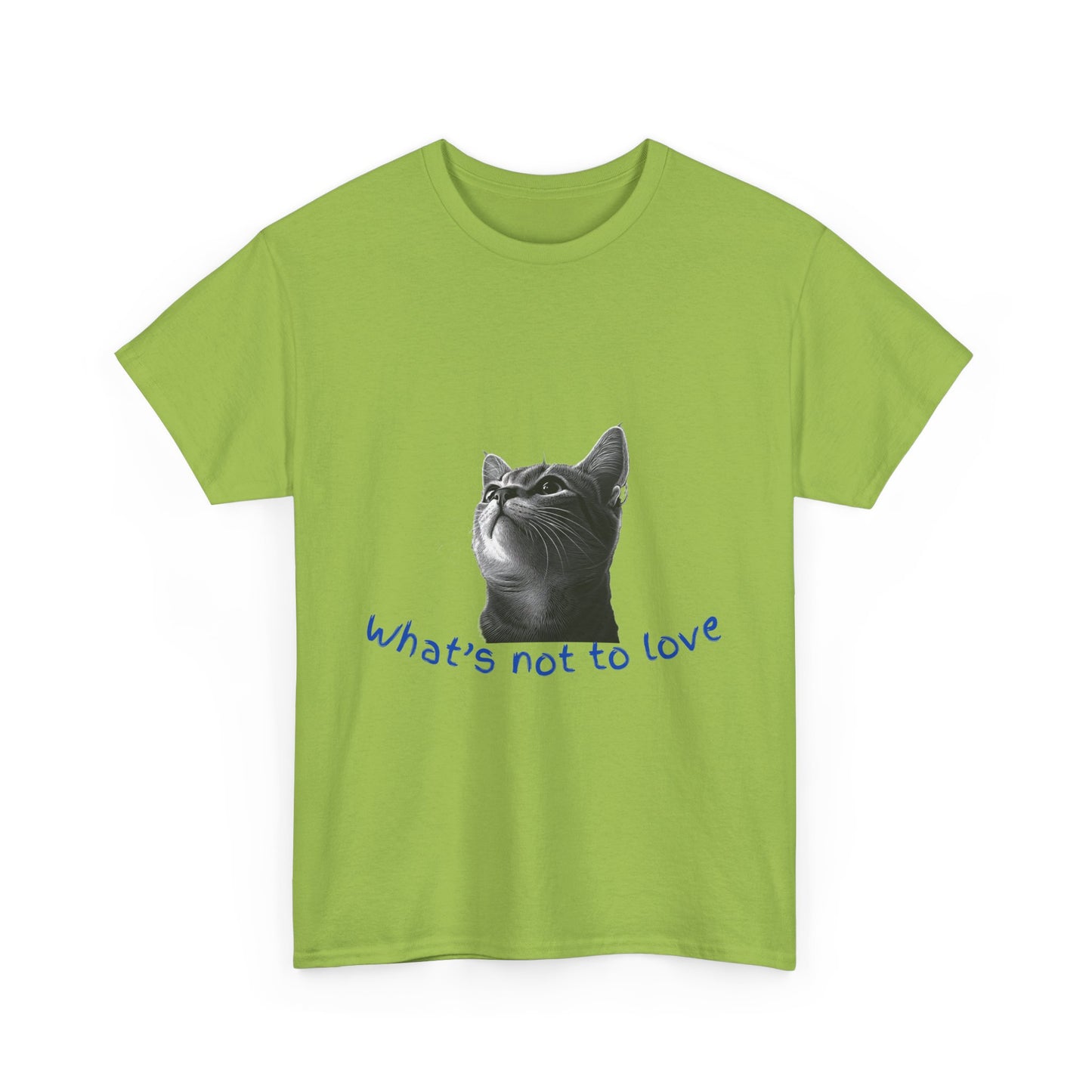 Cat Lover Unisex Heavy Cotton Tee - "What’s Not to Love?"