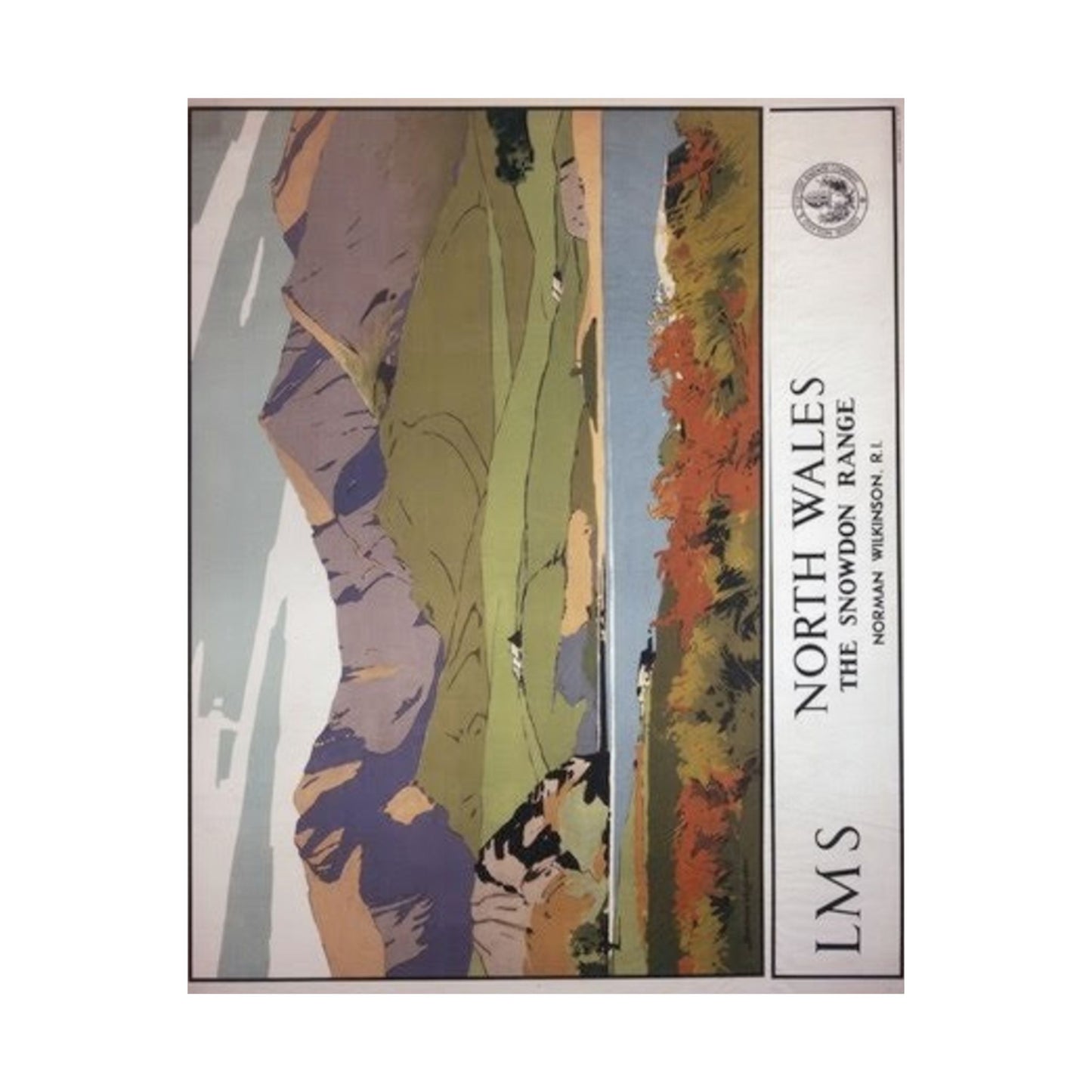 North Wales Snowdon Range Matte Vertical Poster - Scenic Wall Art for Nature Lovers