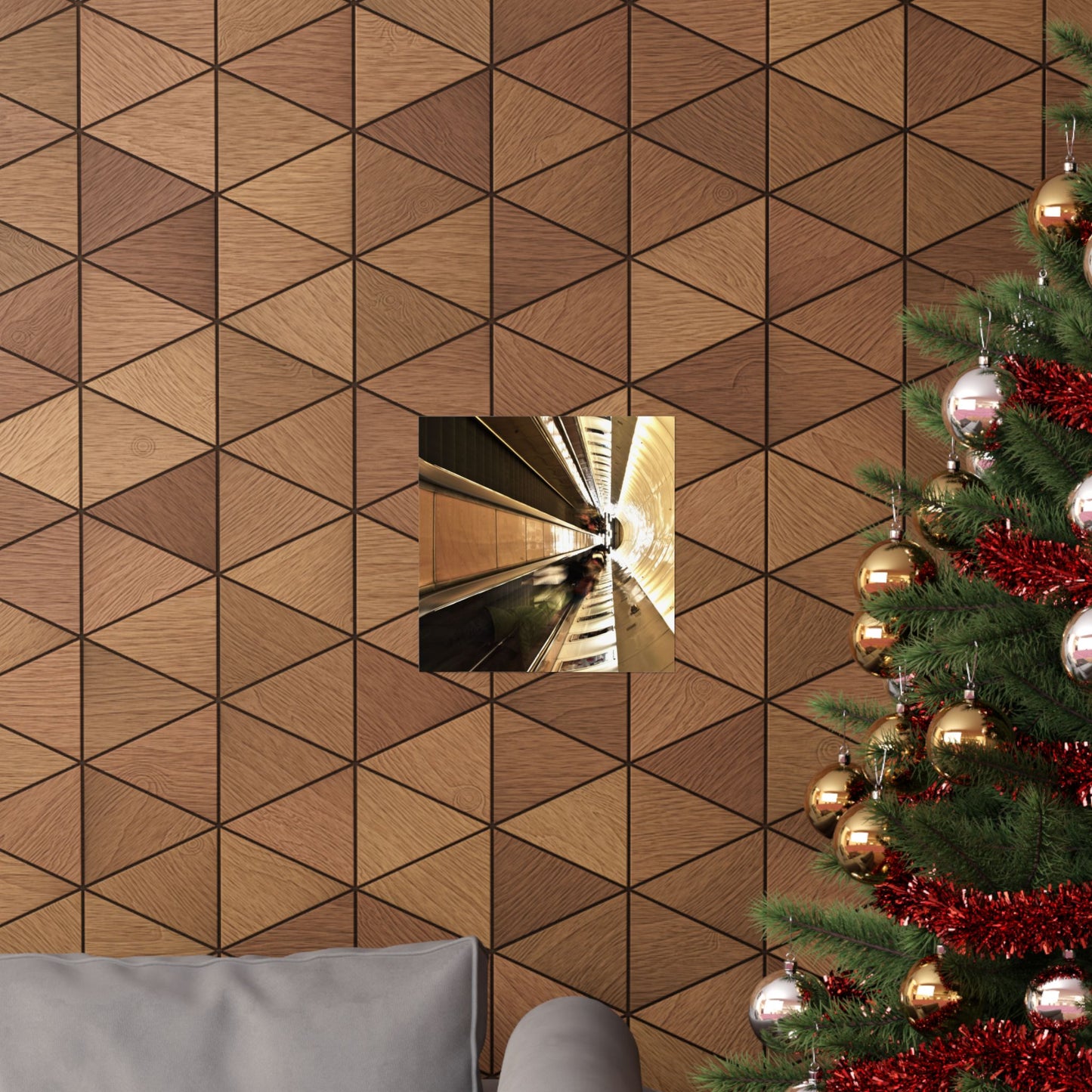 Urban Journey Matte Vertical Poster - Modern Abstract Wall Art