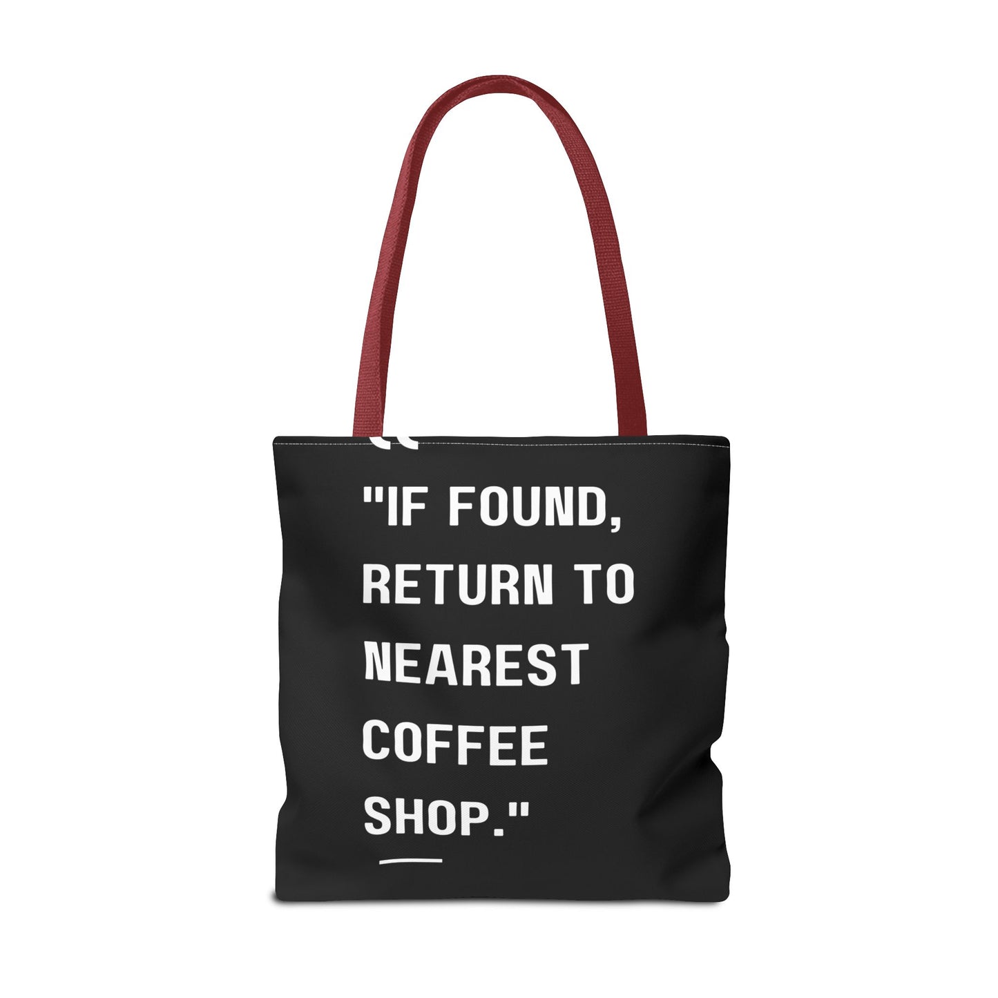 Running on Iced Coffee Tote Bag