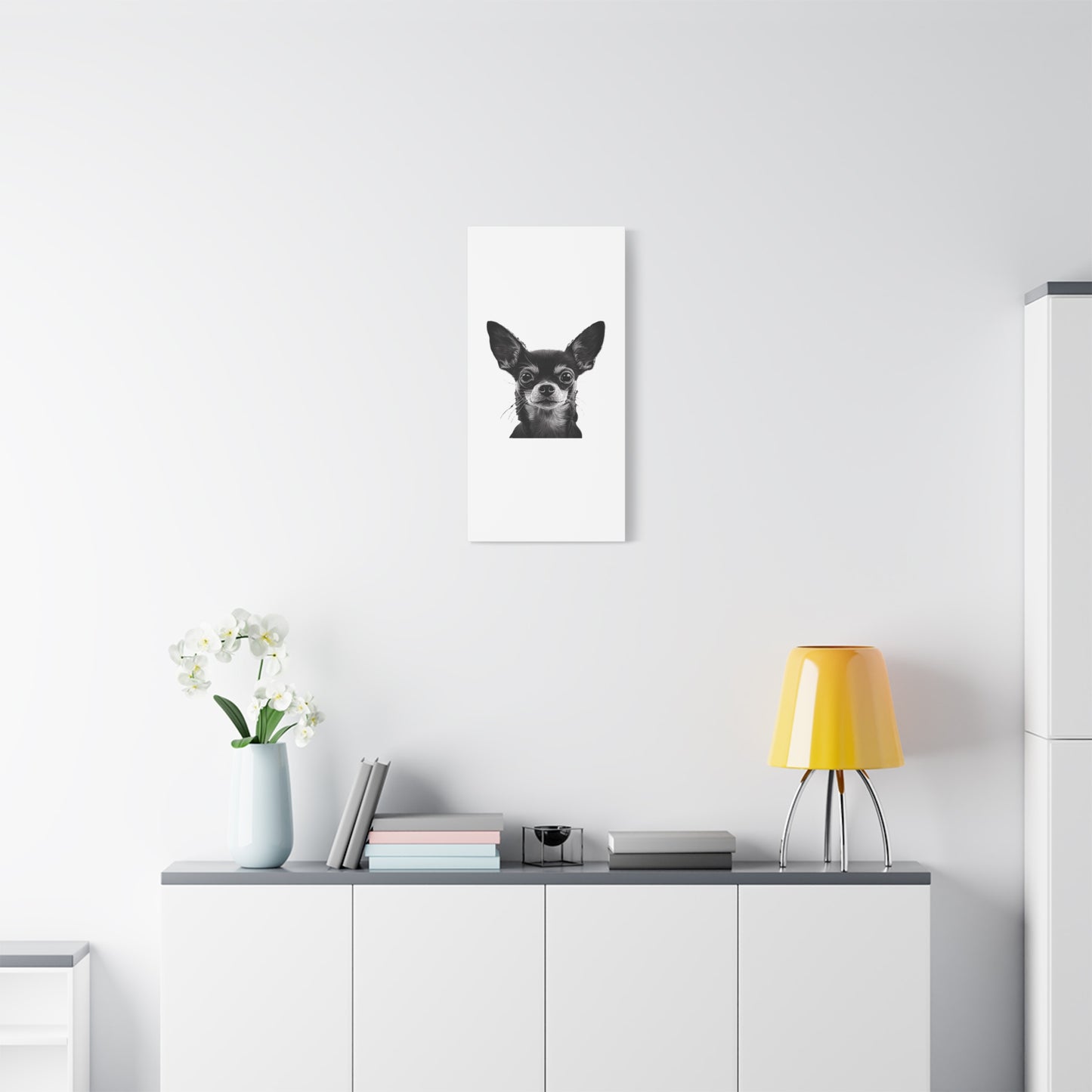 Chihuahua Dog Art Canvas Print - Matte Stretched 1.25" Wall Decor