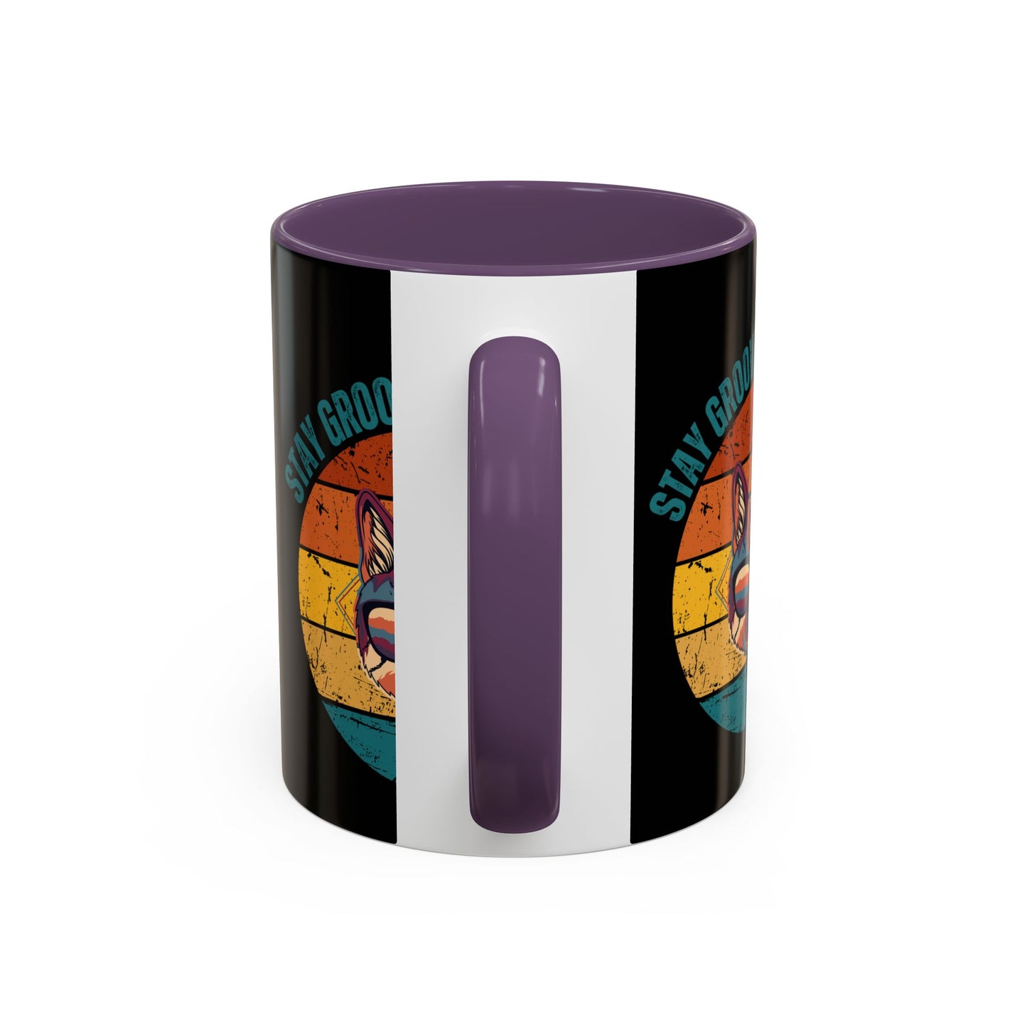 Stay Groovy Cat Coffee Mug