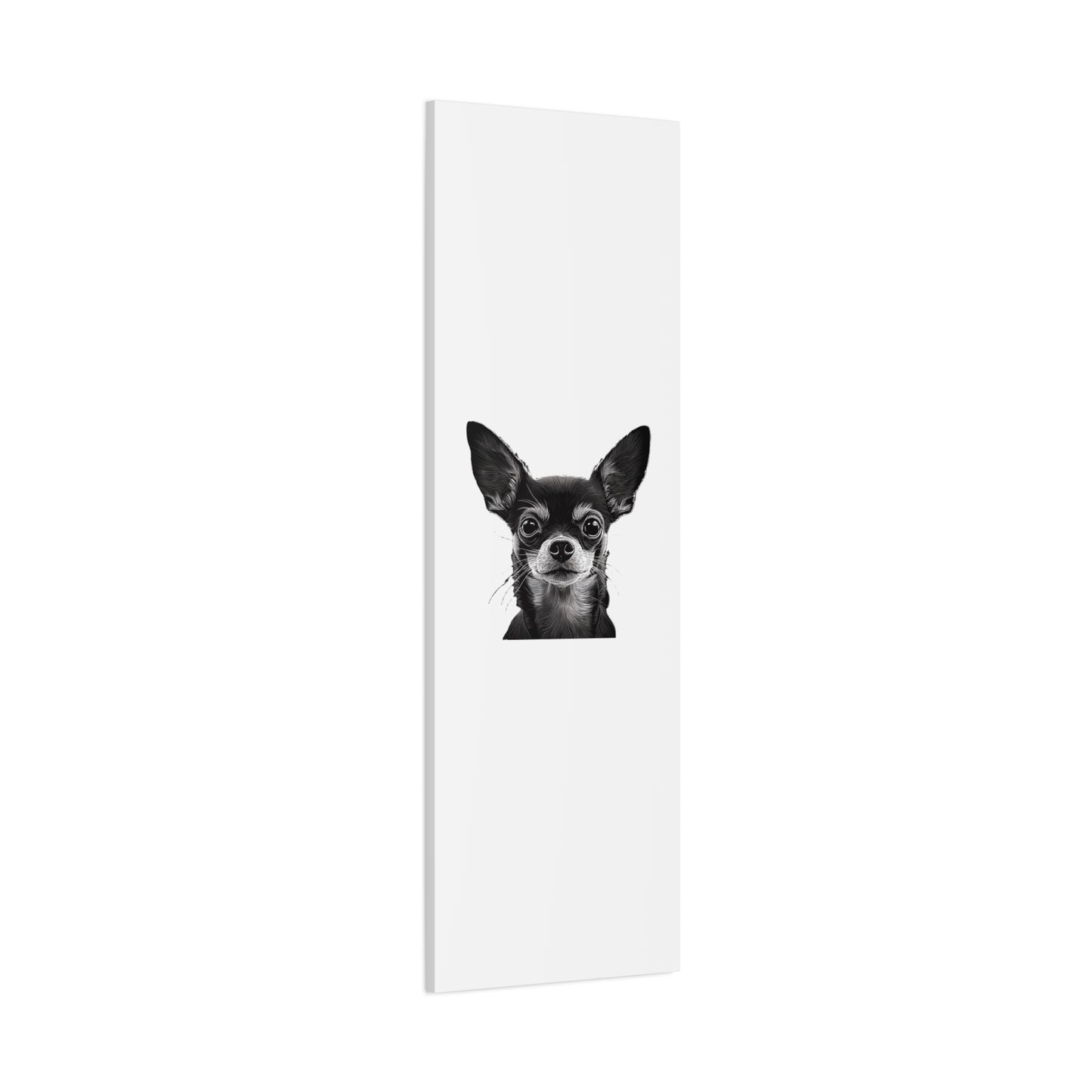Chihuahua Dog Art Canvas Print - Matte Stretched 1.25" Wall Decor
