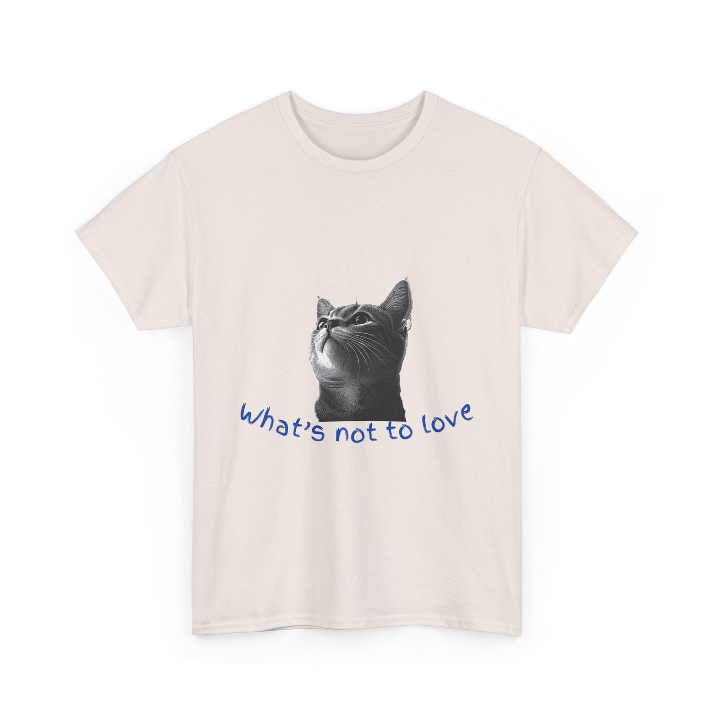 Cat Lover Unisex Heavy Cotton Tee - "What’s Not to Love?"