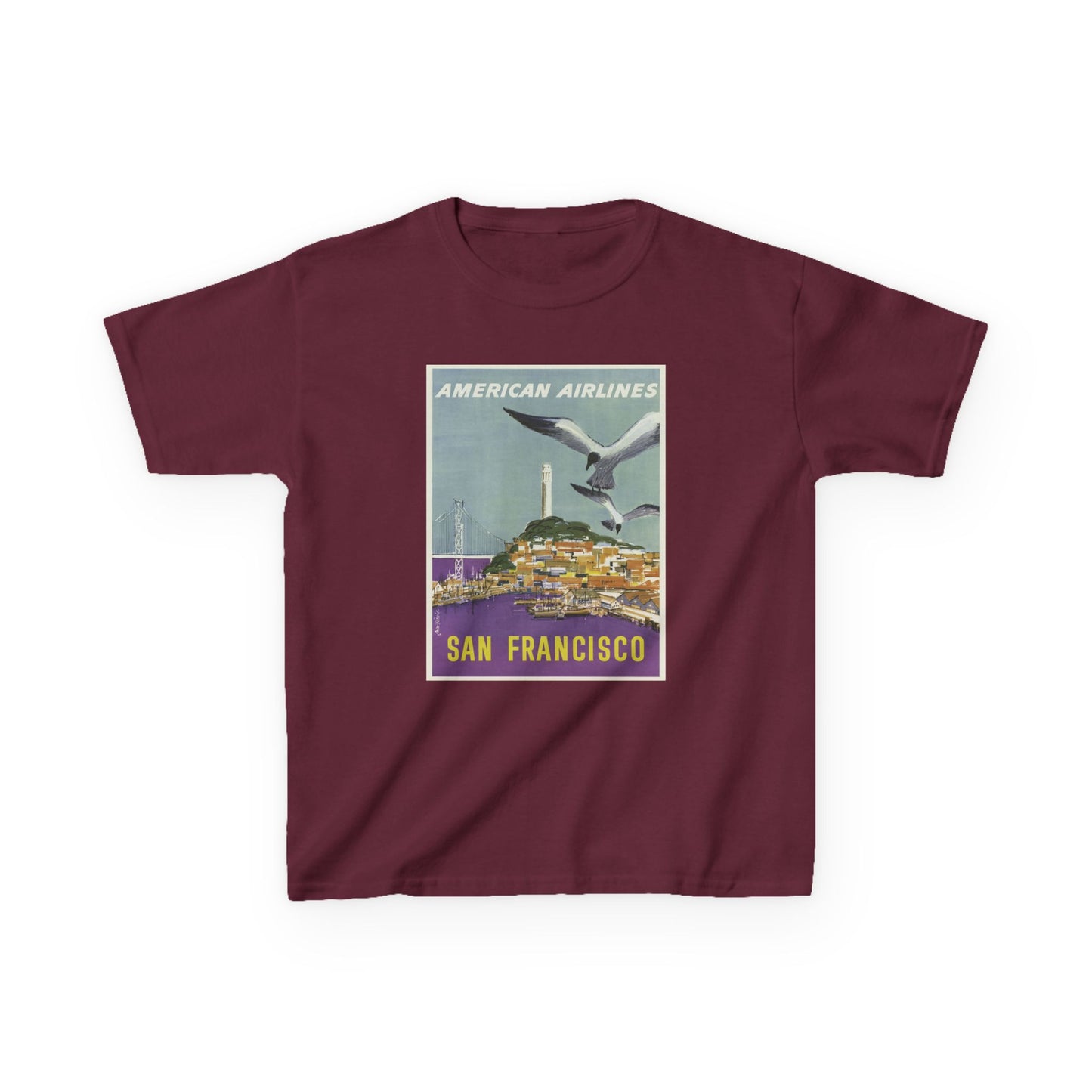 Vintage San Francisco Kids Tee - American Airlines Design